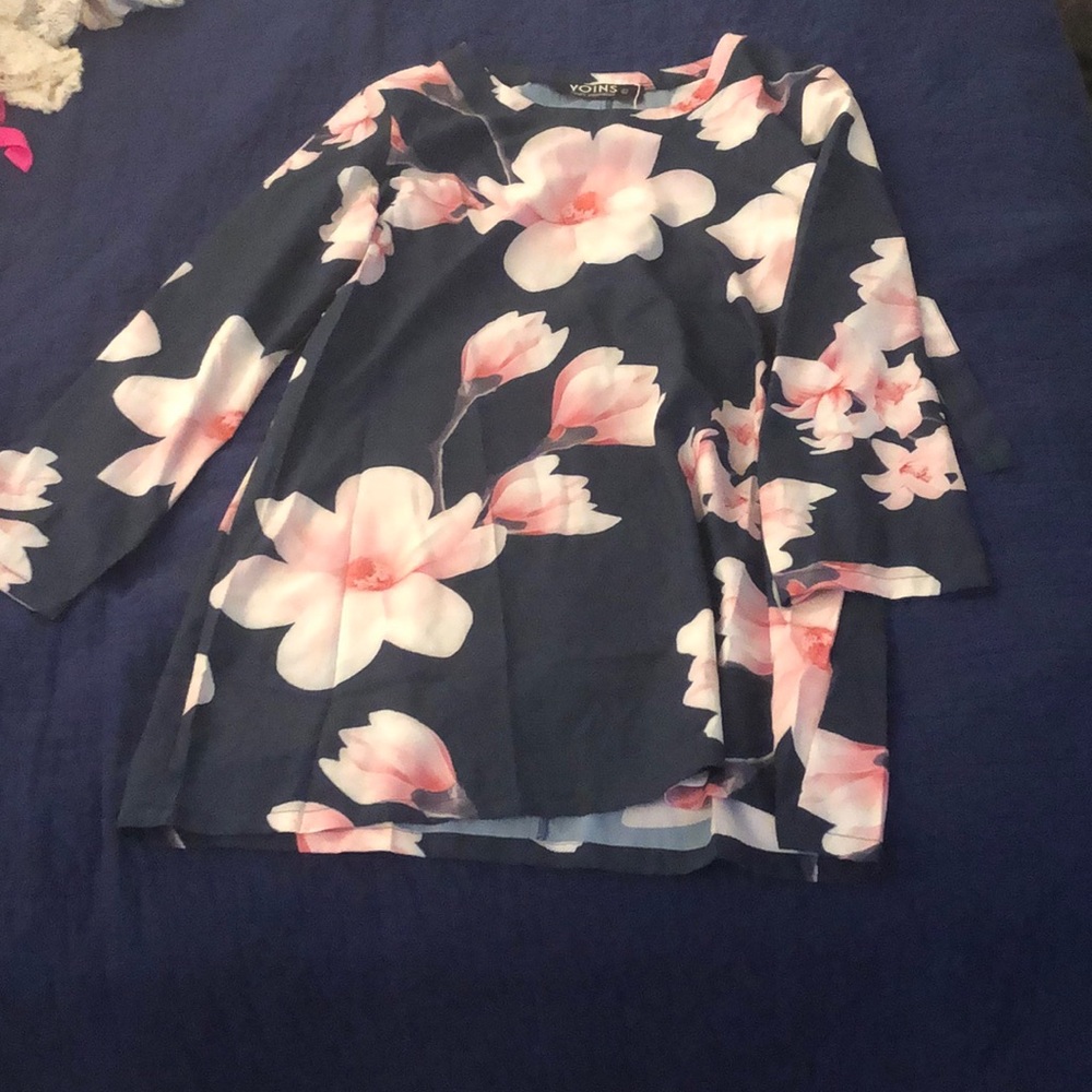 YOINS long sleeve blue dress. Never been worn